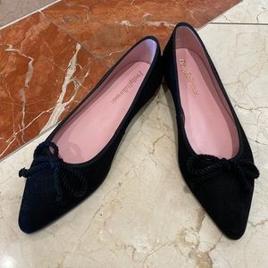 Pretty Ballerinas Velvet Bow Flats